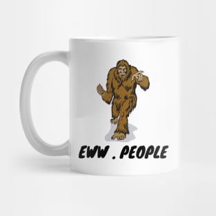 bigfoot eww. people Mug